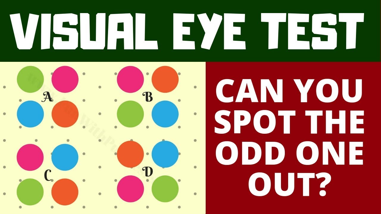 visual brain teaser with solution
